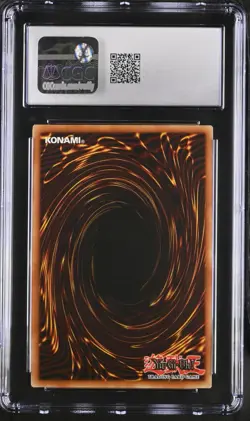 Yugioh CGC 10 Dark Magician LOB-005 Ultra Rare Glossy Unlimited FOIL LINE ERROR - Image 3