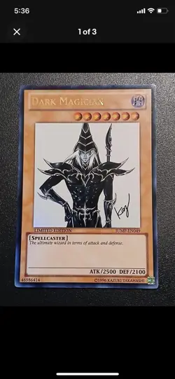 Dark Magician JUMP-EN049 Ultra Rare Limited Edition Yugioh Promo Card NEAR MINT - Image 1