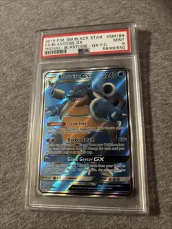 PL - Blastoise GX SM189 - Black Star Promo - Full Art Ultra Rare Pokemon Card - Image 1