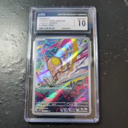 CGC 10 PRISTINE Toedscool 080/078 Art Rare AR Japanese Violet ex Pokemon Card - Image 1