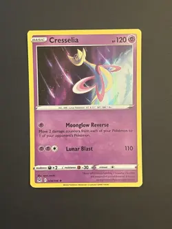 Cresselia 074/196 2022 Sword & Shield Lost Origin Holo Rare Pokemon Card - Image 1