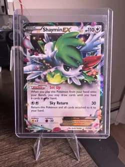 Shaymin EX 77/108 2016 World Championship Pokemon Card NM - Image 1