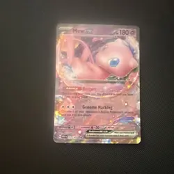 Pokemon Mew EX 2023 TCG Scarlet & Violet Holo Double Rare Card 151/165 NM - Image 1
