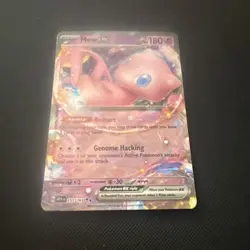 Pokemon Mew EX 2023 TCG Scarlet & Violet Holo Double Rare Card 151/165 NM - Image 2
