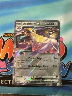 Aegislash EX 135/182 Paradox Rift Double Rare Holo Pokemon TCG Card NM - Image 1