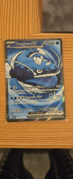 Dondozo EX 211/182 Destined Rivals Full Art Ultra Rare Holo Pokemon TCG Card - Image 1