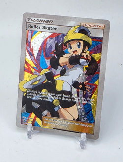 Custom SPARKLING HOLO Roller Skater Trainer Pokemon Card READ DESCRIPTION BELOW - Image 1