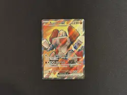 Pokemon TCG Regirock EX 214/182 Full Art Ultra Rare Holo Card Destined Rivals NM - Image 1