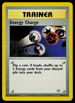 Pokemon Card - Energy Charge Neo Genesis 85/111 Rare - Image 1