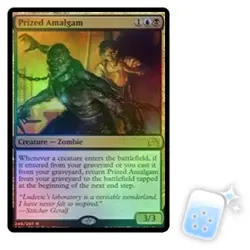 FOIL PRIZED AMALGAM Shadows Over Innistrad SOI Magic MTG MINT CARD - Image 1