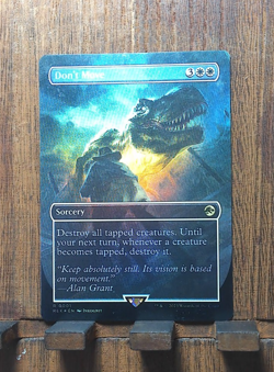 MTG Don't Move (FOIL Borderless) Universes Beyond Jurassic World Collection NM❤ - Image 2