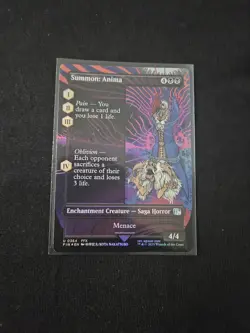 Magic MTG Final Fantasy Summon: Anima #364 *FOIL* Borderless Uncommon - Image 1