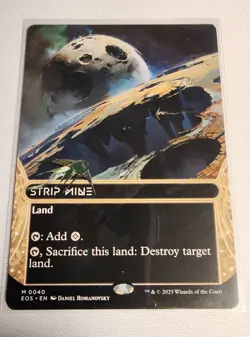 Strip Mine (Mythic Borderless) 0040 EOE Stellar Sights MTG NM Non-Foil Single - Image 1