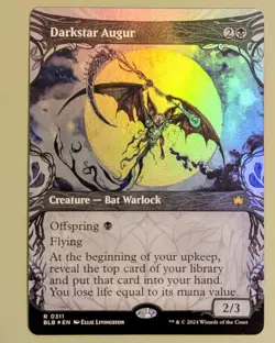 Darkstar Augur (Showcase) - Bloomburrow #311 Foil Rare - Near Mint - MtG - Image 1