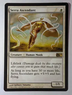 Serra Ascendant Core Set 2011 (M11) MTG Magic Regular English LP - Image 1