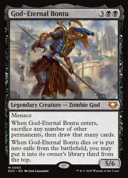 1x - God-Eternal Bontu - CMR: Edge of Eternities - NM MTG - Image 1