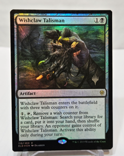FOIL Wishclaw Talisman Throne of Eldraine Promo MTG Magic the Gathering 7222 - Image 1