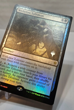 FOIL Wishclaw Talisman Throne of Eldraine Promo MTG Magic the Gathering 7222 - Image 2