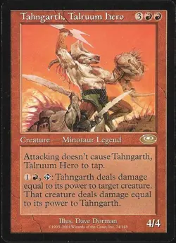 Tahngarth, Talruum Hero - Light Play MTG Planeshift - Image 1