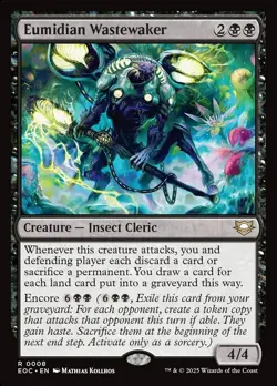 1x - Eumidian Wastewaker - CMR: Edge of Eternities - NM MTG - Image 1