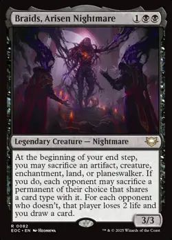 1x - Braids, Arisen Nightmare - CMR: Edge of Eternities - NM MTG - Image 1