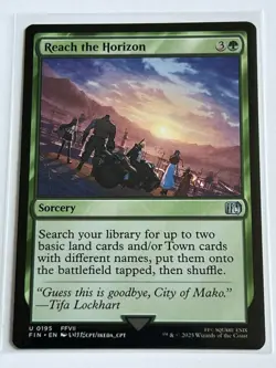 Reach the Horizon 195 MTG Final Fantasy 2025 Mint - 9.0 + Uncommon Non Foil - Image 2