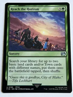 Reach the Horizon 195 MTG Final Fantasy 2025 Mint - 9.0 + Uncommon Non Foil - Image 4