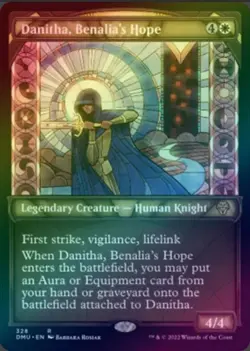 Danitha, Benalia's Hope Dominaria United Textured Foil Showcase MTG Rare - Image 1