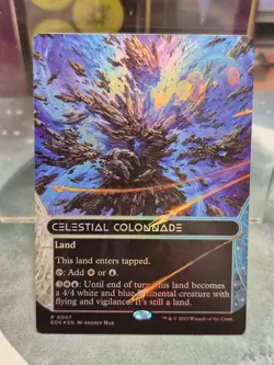 FOIL Celestial Colonnade STELLAR SIGHTS BORDERLESS Edge of Eternities MTG Card - Image 1