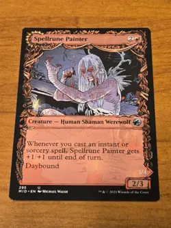 MTG Innistrad Midnight Hunt - Spellrune Painter - MID 295 - Showcase - Image 1