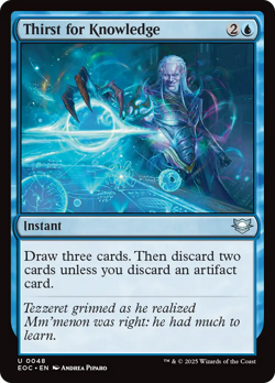 Thirst for Knowledge - 48 - Commander: Edge of Eternities- Near Mint - MTG - Image 1