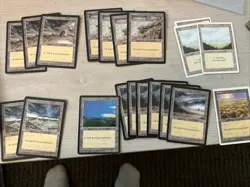 Lot of 25 MTG Magic the Gathering White/Plains Basic Land - Image 1