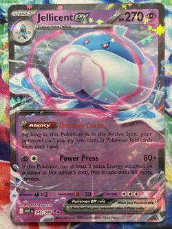 Pokemon TCG Jellicent EX 45/86 White Flare WHT Double Rare - English - Image 1