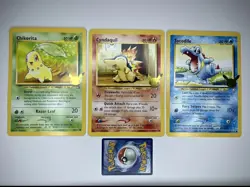 Pokemon 25th Celebrations GEN 2 Starters JUMBO Cards Oversized - Image 1