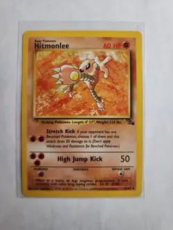 1999 Pokemon Hitmonlee 22/62 Fossil Regular - Image 1