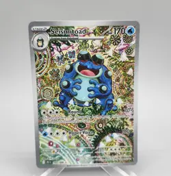 Pokemon Seismitoad IR 105/086 Illustration Rare NM Black Bolt Fast Shipping - Image 2