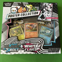 Pokemon TCG Black Bolt & White Flare Poster Collection - Factory Sealed - Image 1