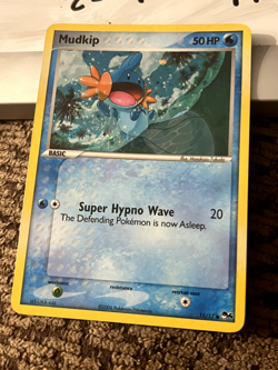 Pokemon TCG - Mudkip 11/17 Cosmos Holo Pop Series 4 Near Mint Condition Rare - Image 2