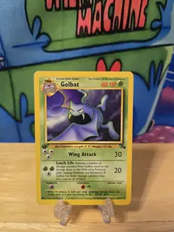 💥 Golbat 1st Edition Fossil 1999 Rare Non Holo Foil Pokemon Vintage # 34/62 LP - Image 1