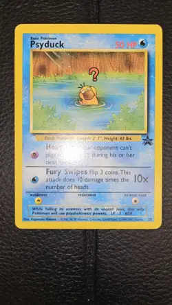 PSYDUCK #20 Pokemon 2000 Black Star Promo Nonholo NM TCG WOTC Vintage - Image 1