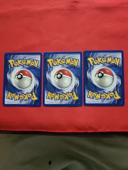 Pokemon: Brock's Mankey Vintage #67 & #68 Gym Heroes 2000 WOTC - LP - M2 (3) - Image 2