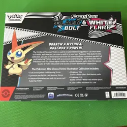Pokemon TCG Black Bolt & White Flare Unova Victini Illustration IN HAND USA - Image 2
