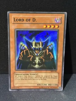 Yugioh Lord of D. SDK-041 Super Rare Original Print Vintage - Image 1