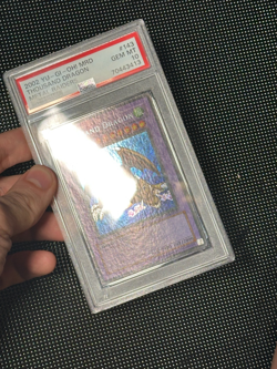 Yugioh PSA 10 Tri-Horned Dragon LOB-000 WAVY Secret Rare EXTREMELY RARE FADED - Image 4