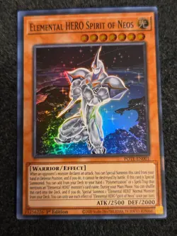 Elemental HERO Spirit of Neos POTE-EN001 Power of the Elements - Yugioh Card 1st - Image 1