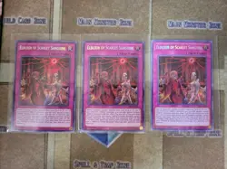 YUGIOH 3X ELDLIXIR OF SCARLET SANGUINE SESL-EN031 SECRET 1ST ED NM - Image 1