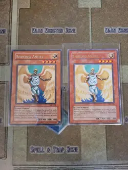 YUGIOH 2X SHINING ANGEL MRL/SRL RARE UNLIMITED ED NM/VLP - Image 1