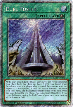YuGiOh! Duel Tower RA03-EN273 - Platinum Secret Rare 1st Edition - NM/M - Image 1