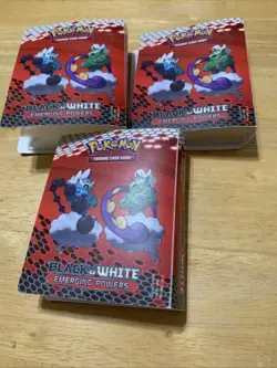 Lot 3 Pokemon Card Mini Binder/Album Black & White: Emerging Powers - Image 2