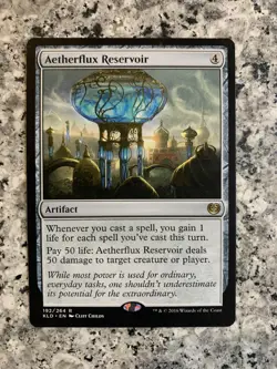 Aetherflux Reservoir / Kaladesh / Magic The Gathering / MTG Card - Image 1